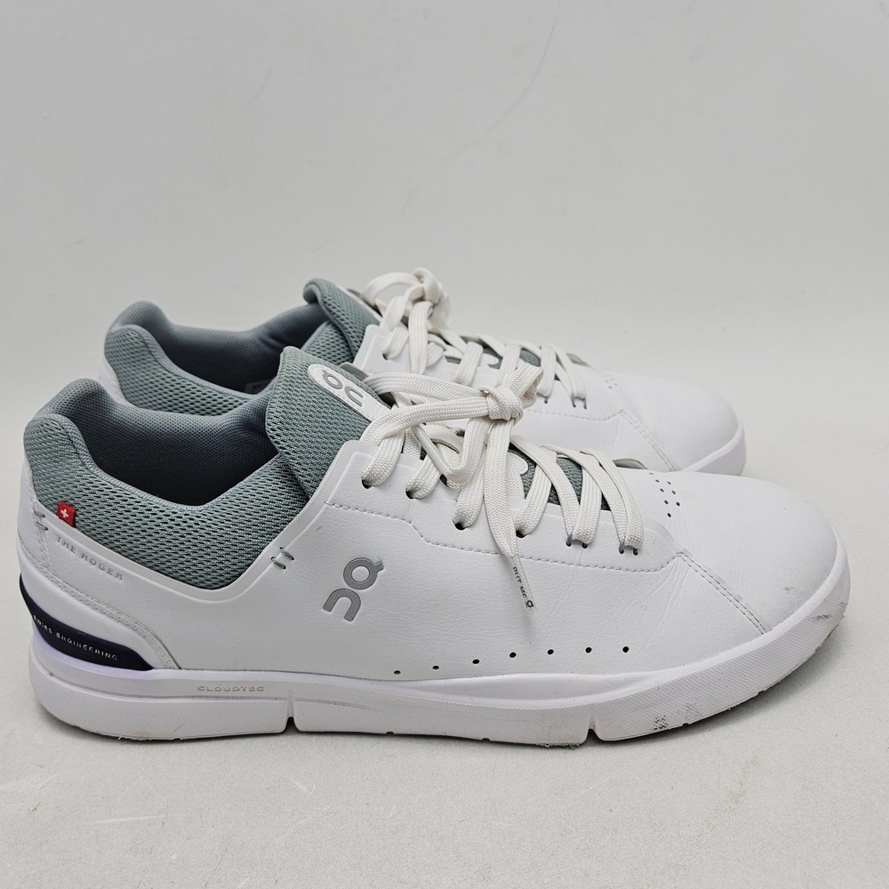 On Running Mens The Roger Advantage White Cobalt Sneakers 48.99152 Size 11.5 - Picture 2 of 11